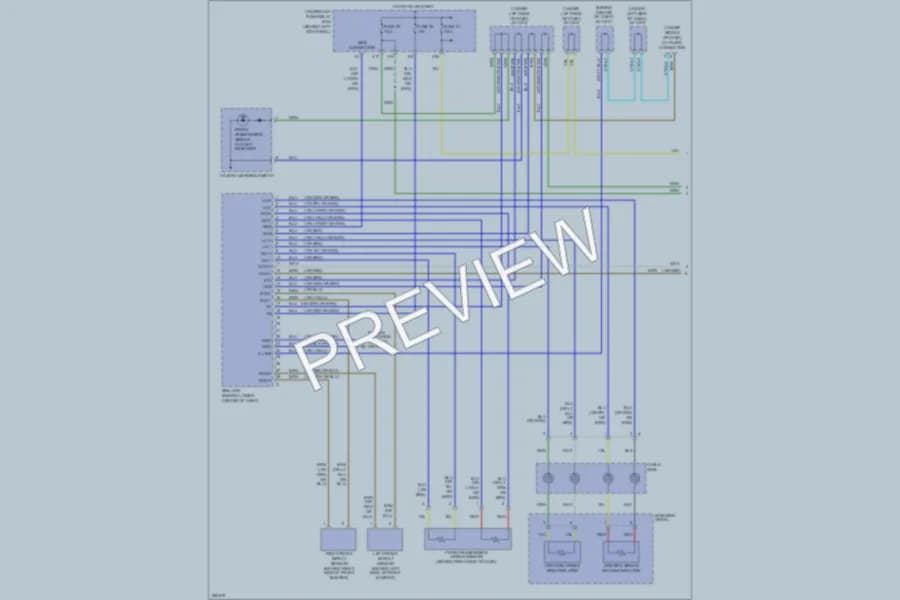 2008 Acura MDX Supplemental Restraints wiring diagram preview