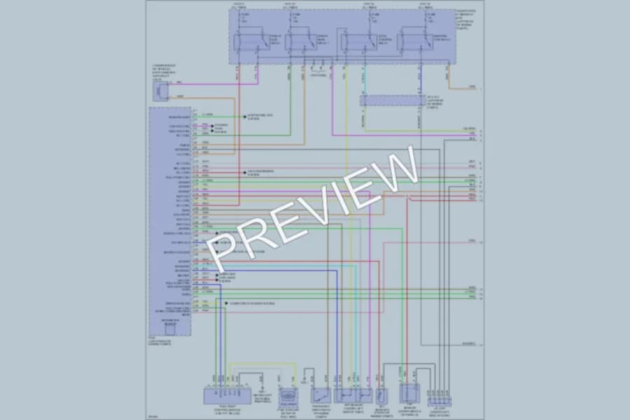 2008 Acura RDX Engine Performance wiring diagram preview