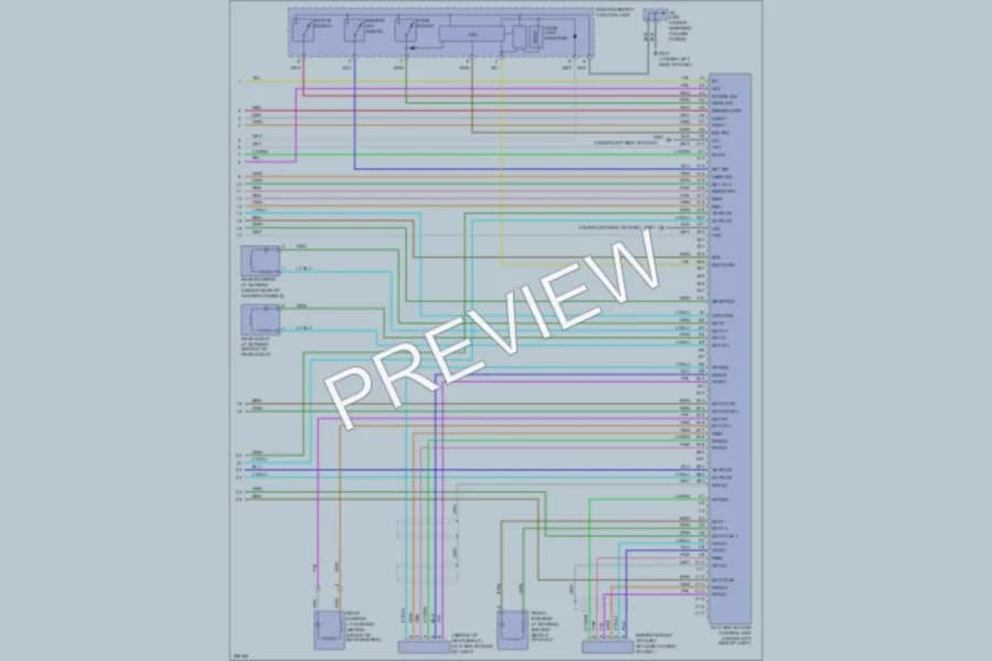 2008 Acura RL Anti Theft wiring diagram preview
