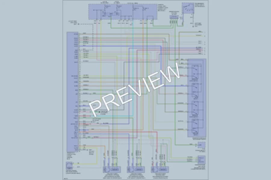 2008 Acura RL Memory Systems wiring diagram preview