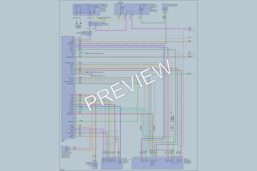 2008 Acura RL Radio wiring diagram preview