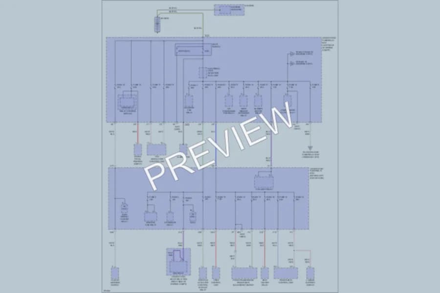 2008 Acura TL Power Distribution wiring diagram preview