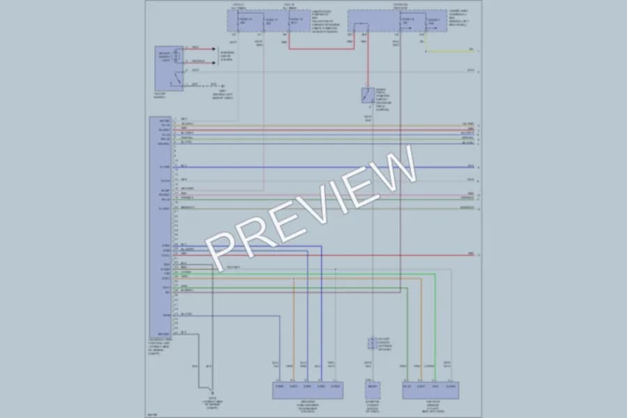 2008 Acura TSX Anti Lock Brakes wiring diagram preview