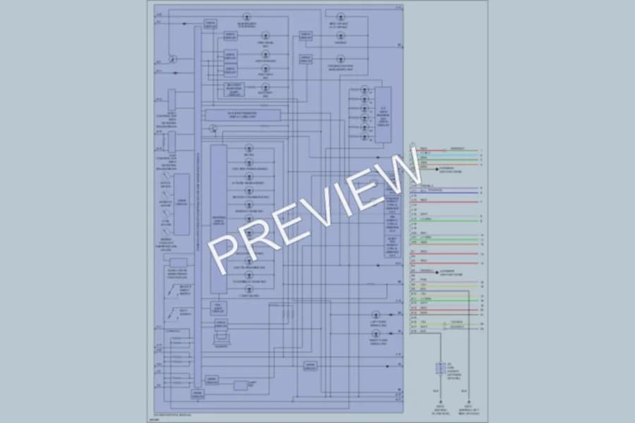 2008 Acura TSX Instrument Cluster wiring diagram preview