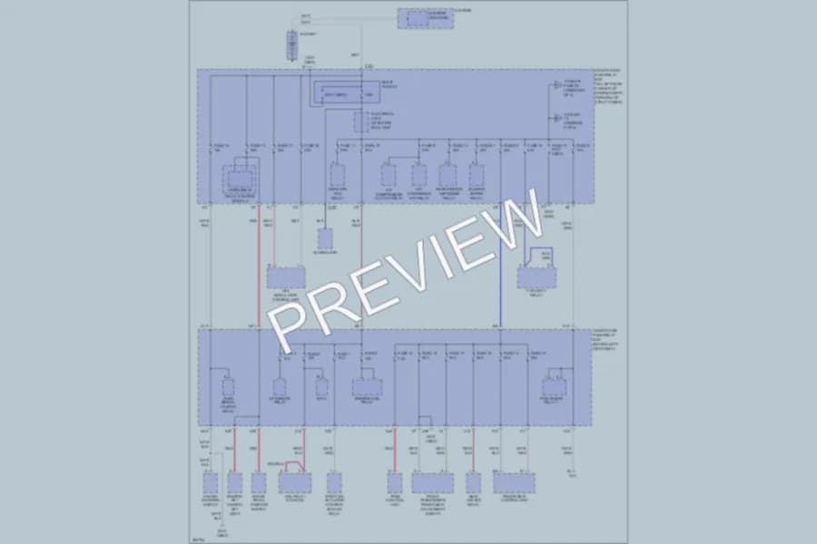 2008 Acura TSX Power Distribution wiring diagram preview