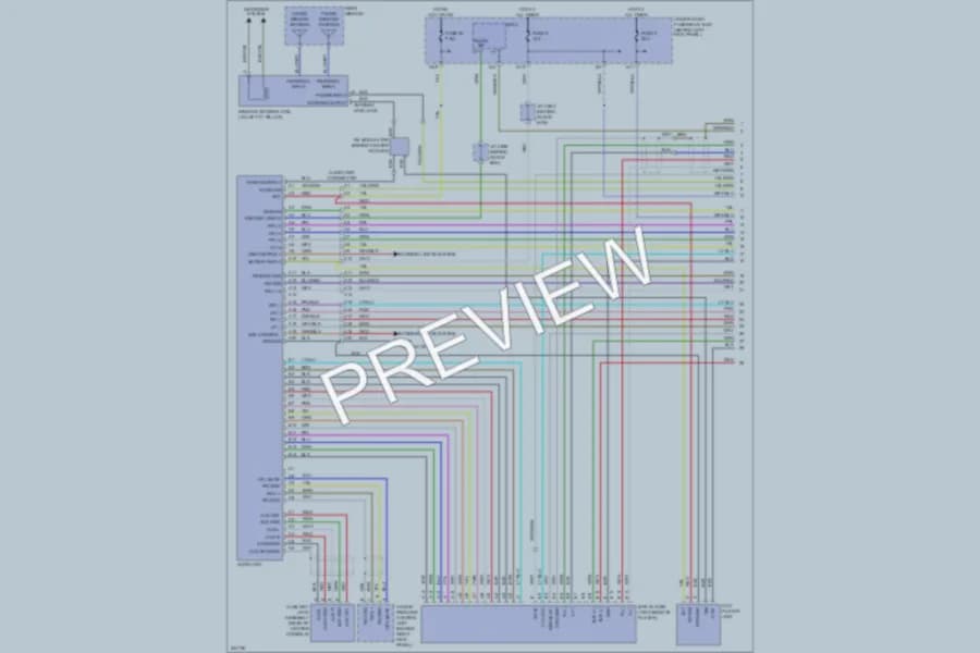2008 Acura TSX Radio wiring diagram preview