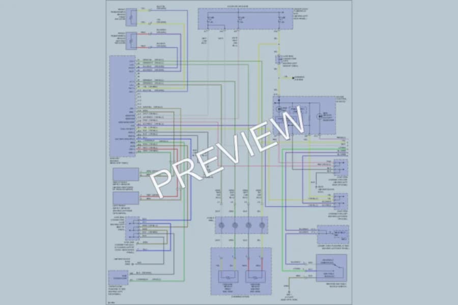 2008 Acura TSX Supplemental Restraints wiring diagram preview