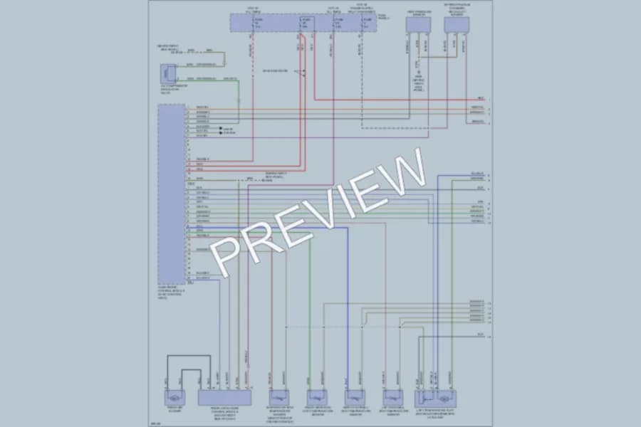 2008 Audi A3 Air Conditioning wiring diagram preview