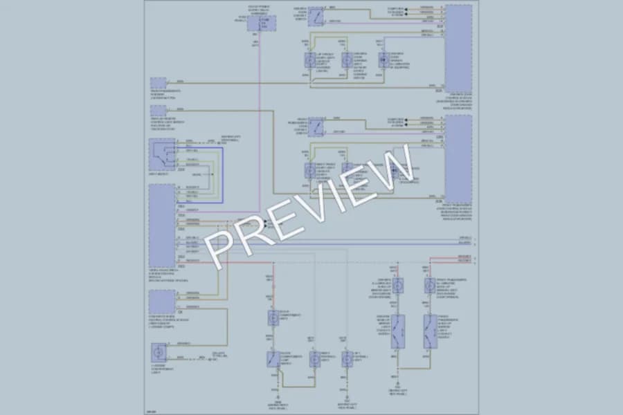 2008 Audi A3 Interior Lights wiring diagram preview