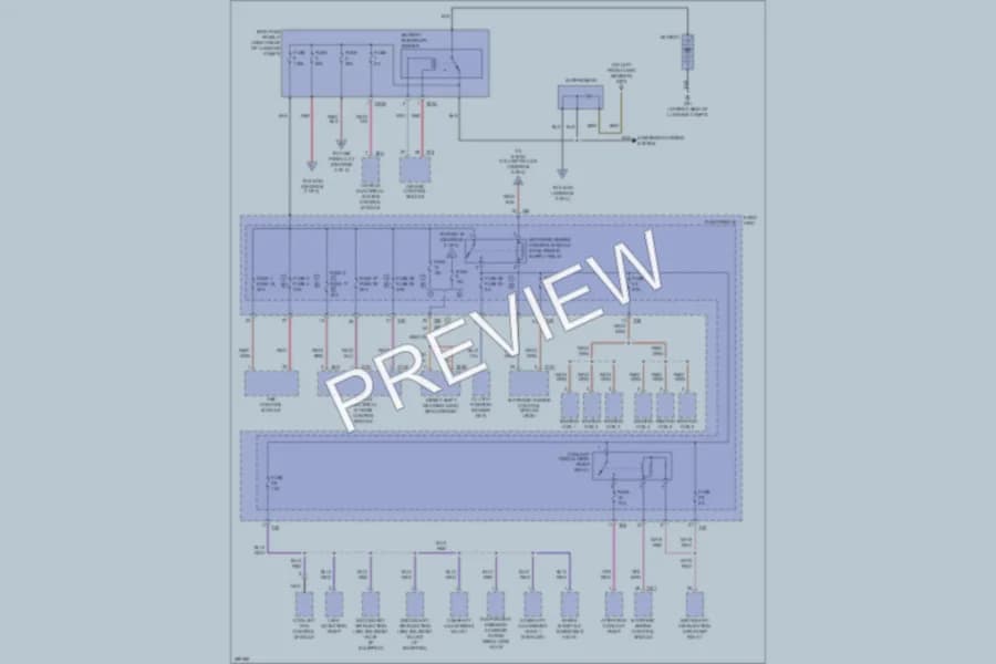 2008 Audi A3 Power Distribution wiring diagram preview