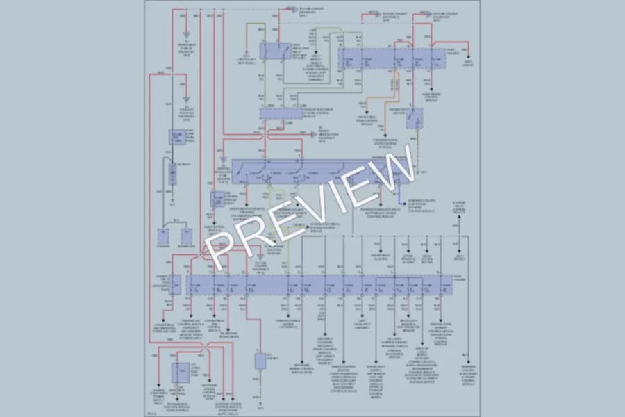 2008 Audi A4 Power Distribution wiring diagram preview
