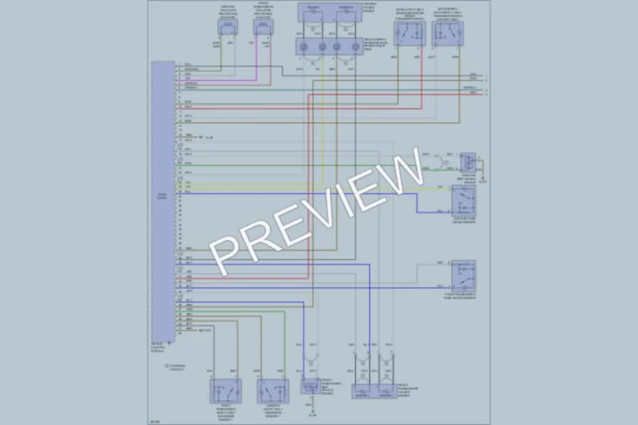 2008 Audi A4 Supplemental Restraints wiring diagram preview