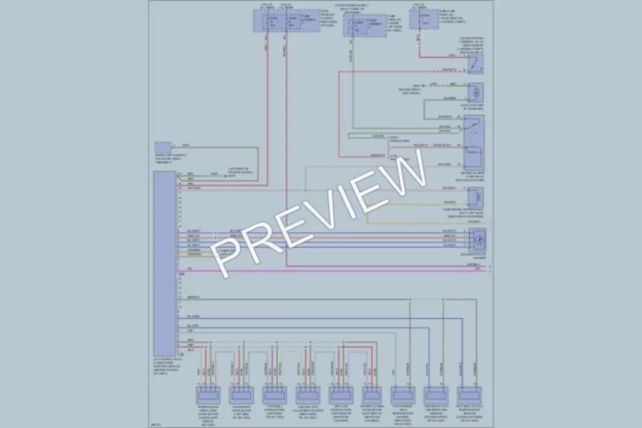 2008 Audi A5 Air Conditioning wiring diagram preview