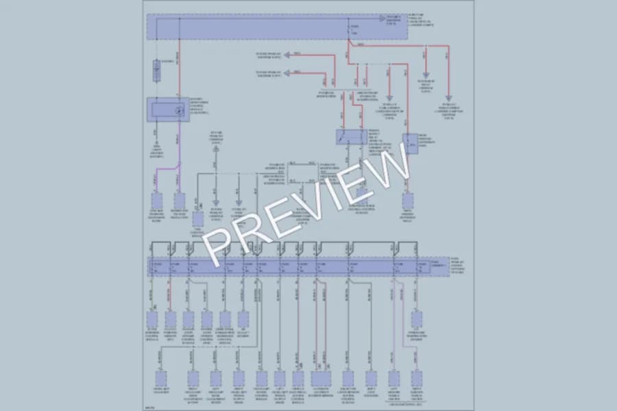 2008 Audi A5 Power Distribution wiring diagram preview