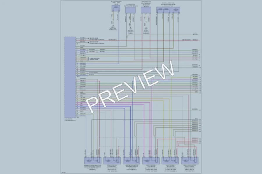 2008 Audi A6 Air Conditioning wiring diagram preview