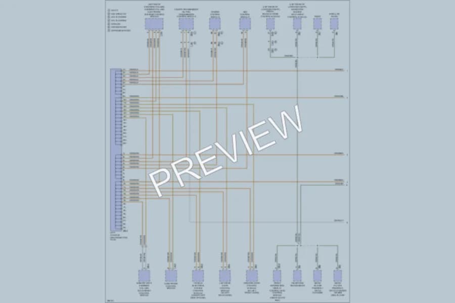 2008 Audi A6 Computer Data Lines wiring diagram preview