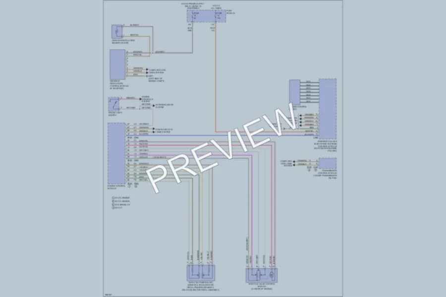 2008 Audi A6 Cruise Control wiring diagram preview