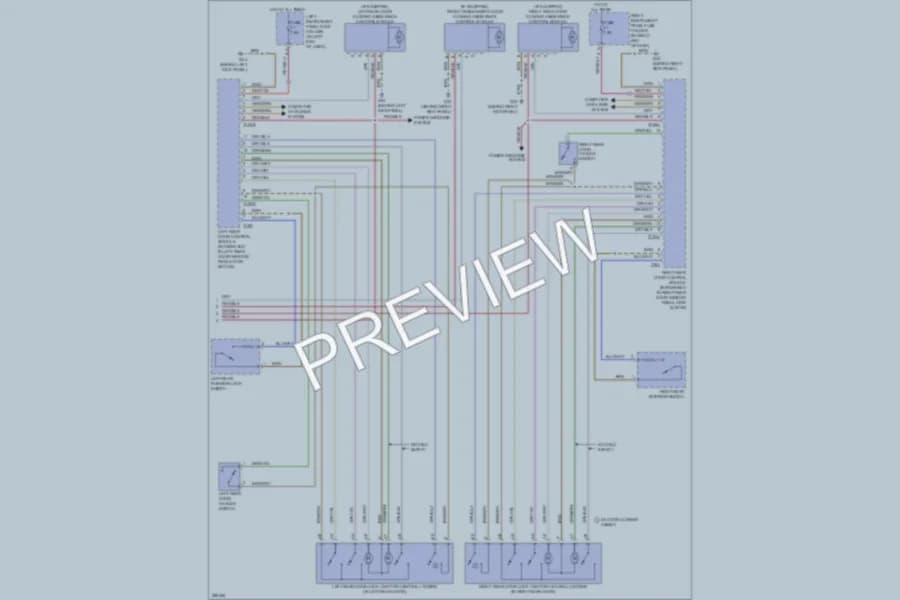2008 Audi A8 Anti Theft wiring diagram preview