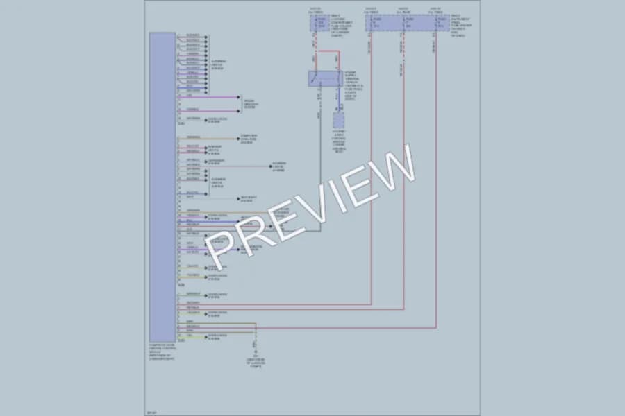 2008 Audi A8L Body Control Modules wiring diagram preview