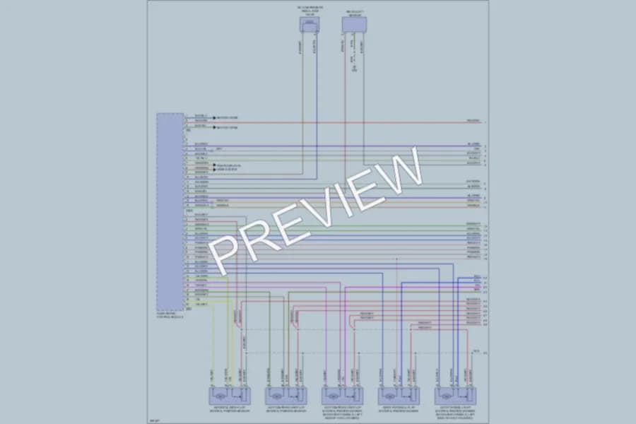 2008 Audi Q7 Air Conditioning wiring diagram preview