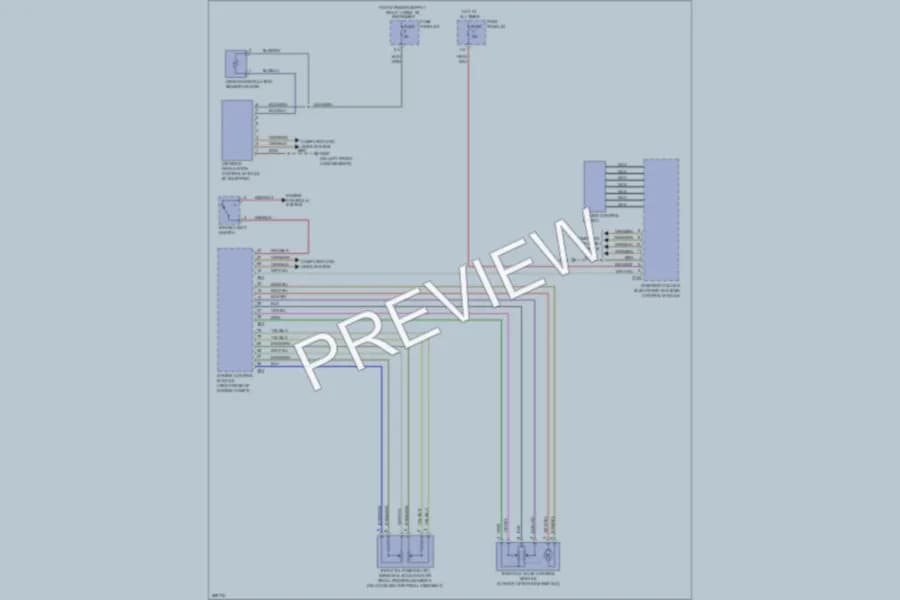 2008 Audi Q7 Cruise Control wiring diagram preview