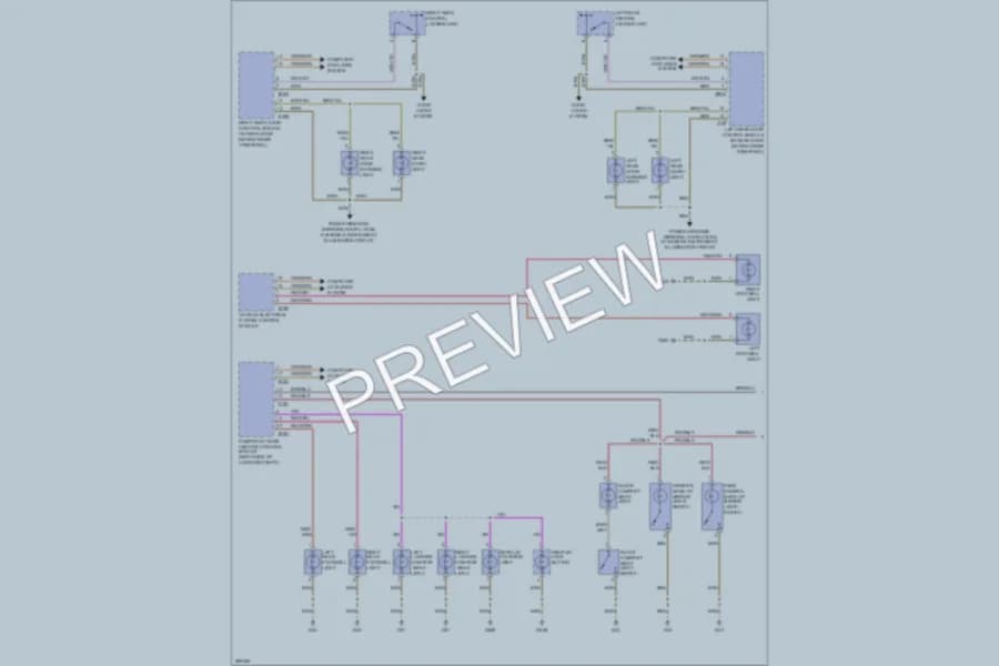 2008 Audi Q7 Interior Lights wiring diagram preview