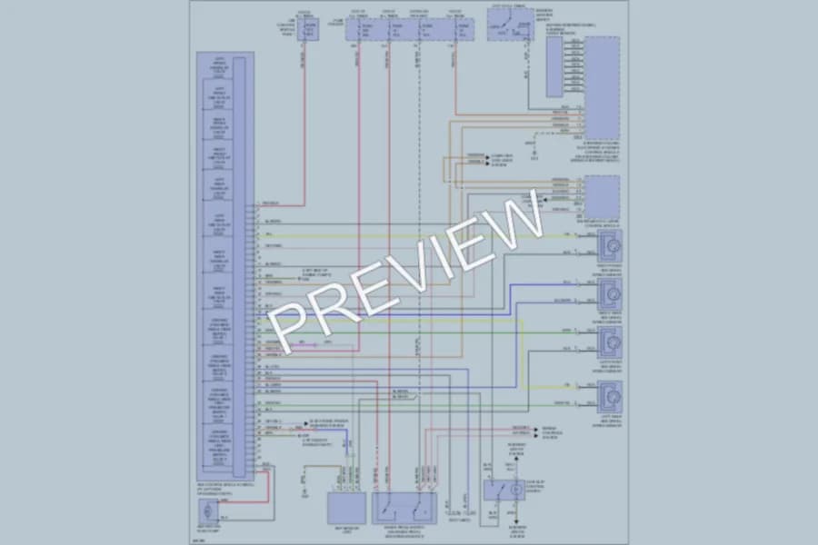 2008 Audi RS4 Anti Lock Brakes wiring diagram preview