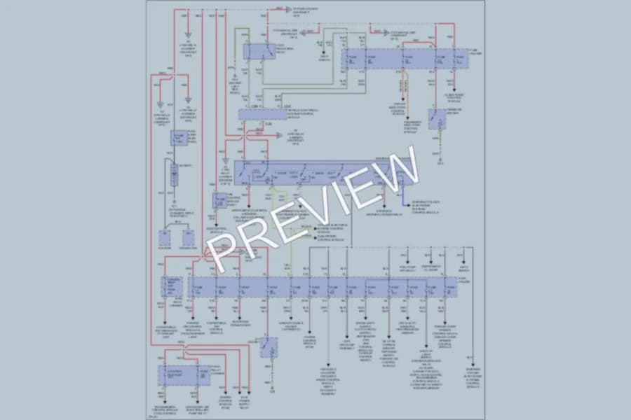 2008 Audi S4 Power Distribution wiring diagram preview