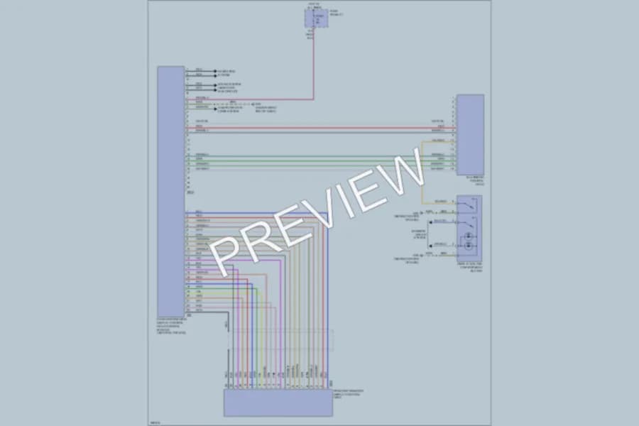 2008 Audi S6 Instrument Cluster wiring diagram preview
