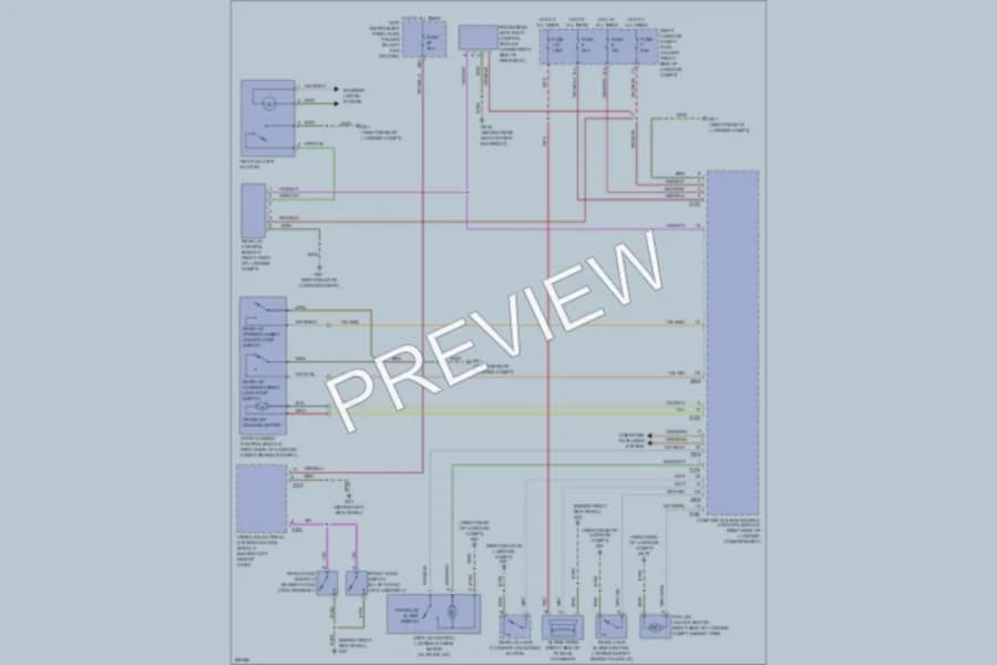 2008 Audi S8 Anti Theft wiring diagram preview