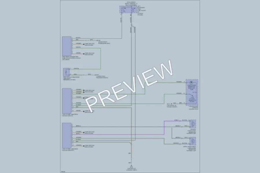 2008 Audi S8 Navigation wiring diagram preview