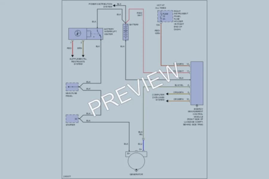 2008 Audi S8 Starting Charging wiring diagram preview