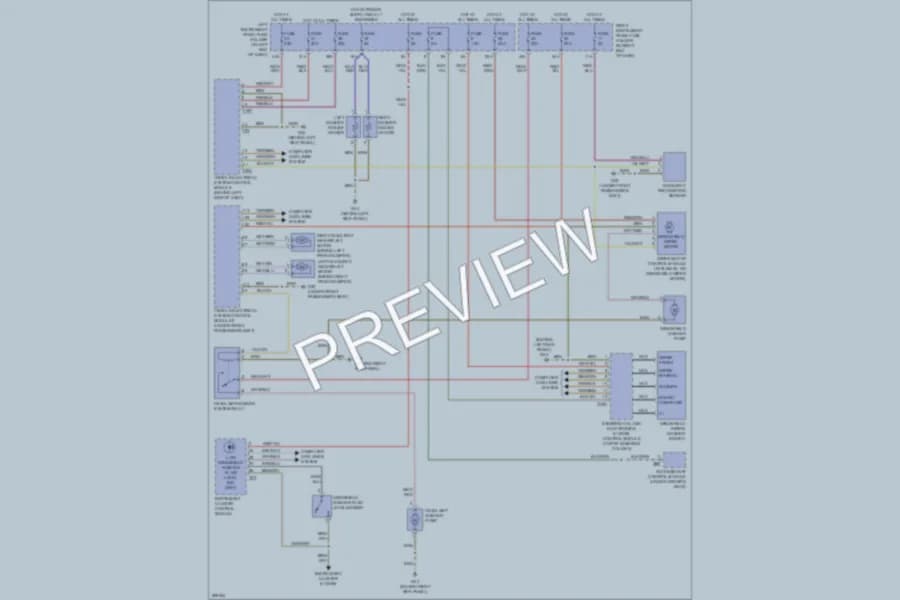 2008 Audi S8 Wiper Washer wiring diagram preview
