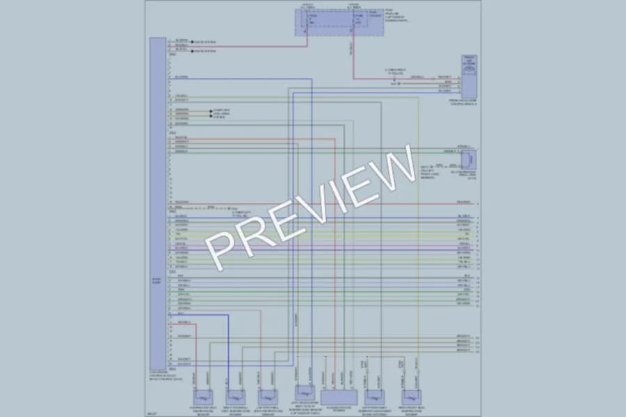 2008 Audi TT Air Conditioning wiring diagram preview