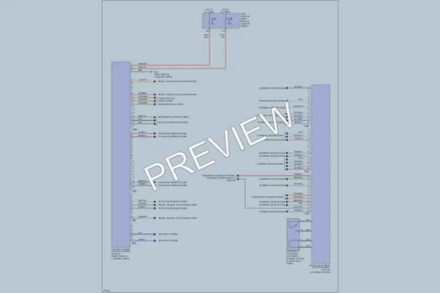 2008 Audi TT Body Control Modules wiring diagram preview