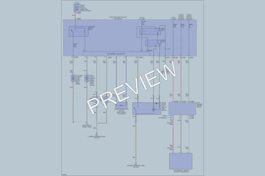 2008 BMW 328i Wiper Washer wiring diagram preview