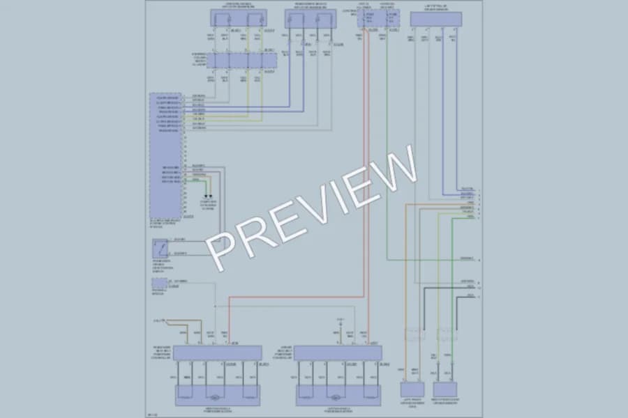 2008 BMW 328xi Supplemental Restraints wiring diagram preview