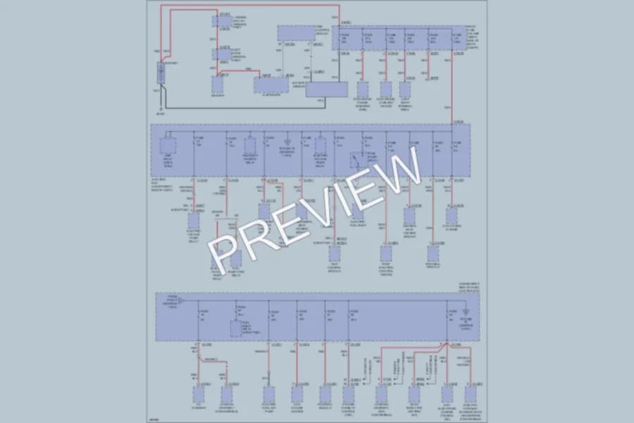 2008 BMW 335xi Power Distribution wiring diagram preview