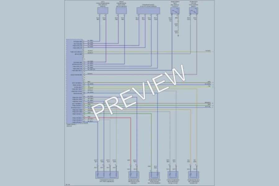 2008 BMW 535i Supplemental Restraints wiring diagram preview