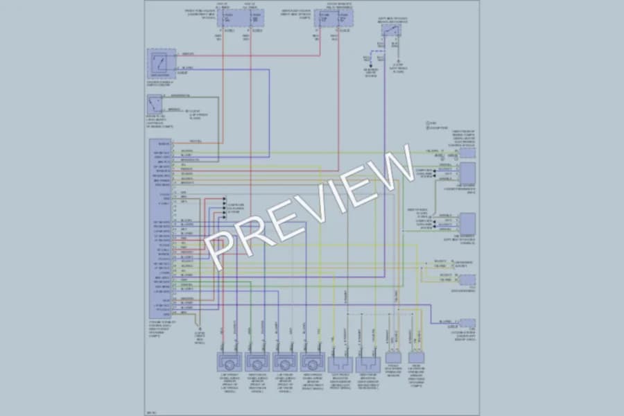 2008 BMW 550i Anti Lock Brakes wiring diagram preview