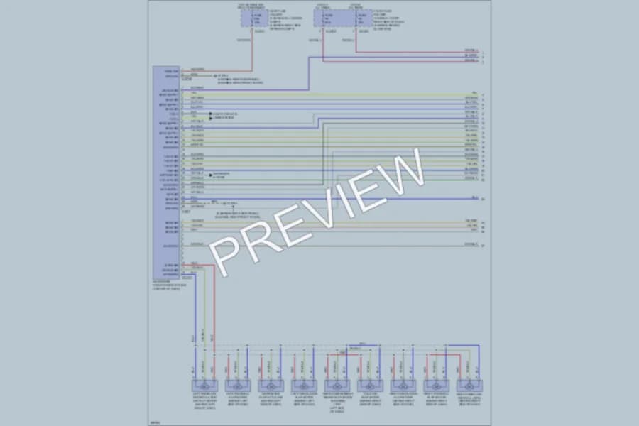 2008 BMW 650i Air Conditioning wiring diagram preview