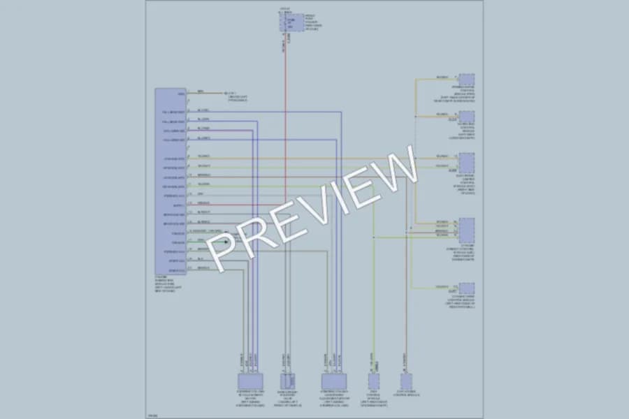 2008 BMW 750i Electronic Power Steering wiring diagram preview