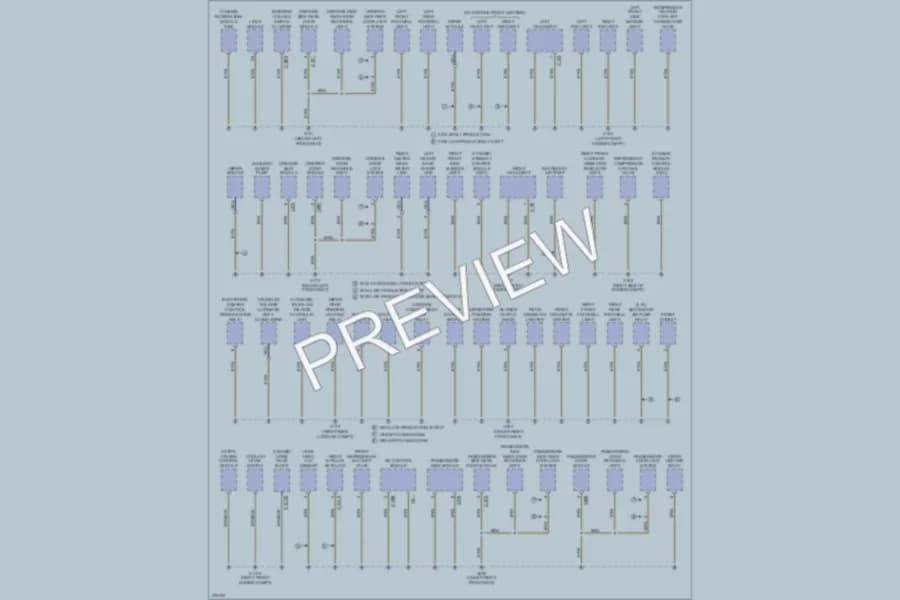 2008 BMW 750i Ground Distribution wiring diagram preview