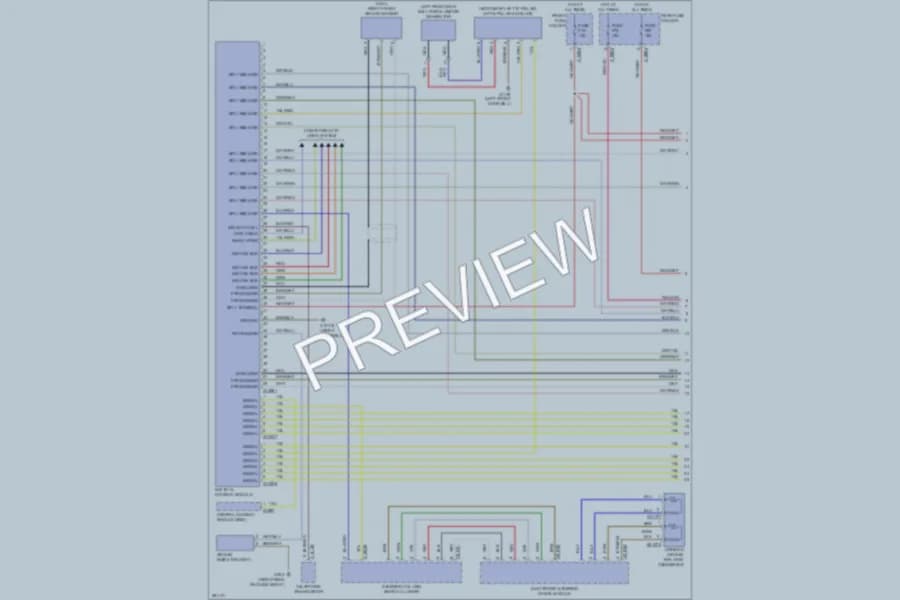 2008 BMW 760Li Supplemental Restraints wiring diagram preview