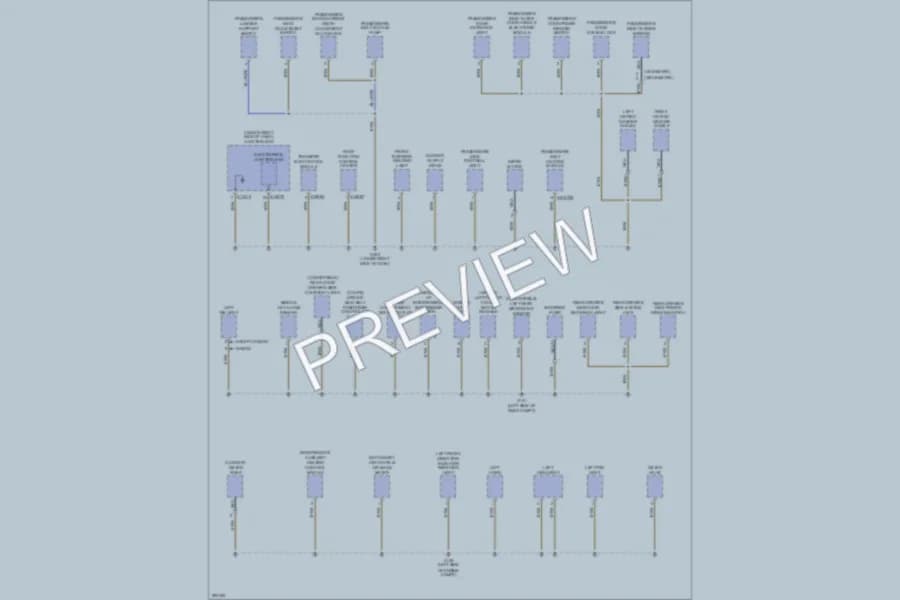 2008 BMW M3 Ground Distribution wiring diagram preview