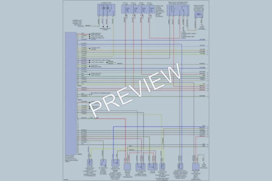 2008 BMW M5 Engine Performance wiring diagram preview