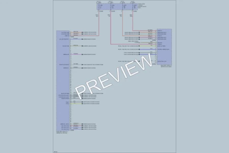 2008 BMW M6 Body Control Modules wiring diagram preview