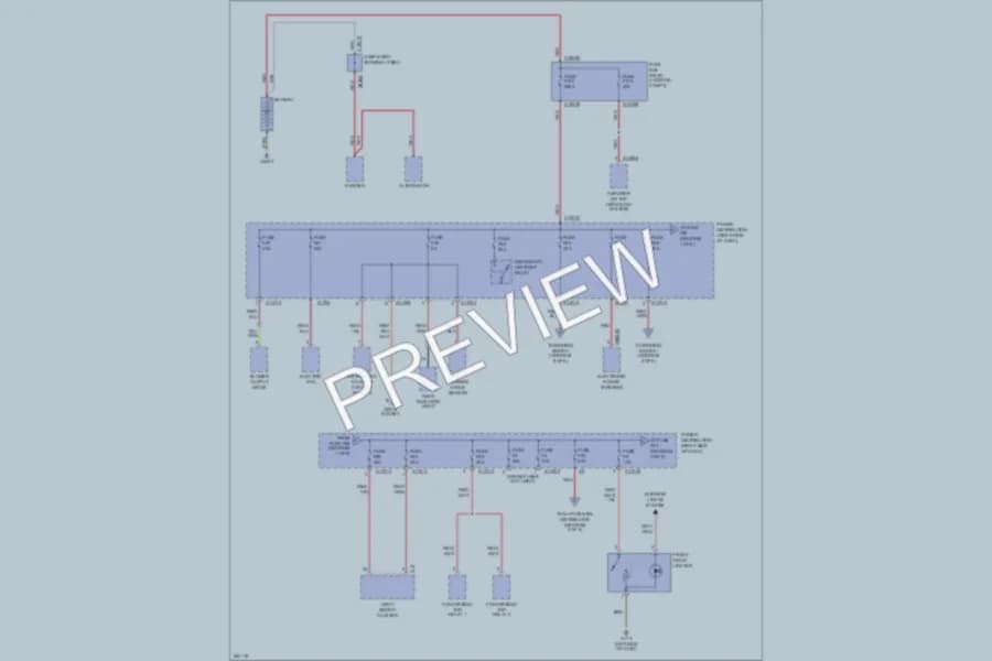2008 BMW MCoupe Power Distribution wiring diagram preview