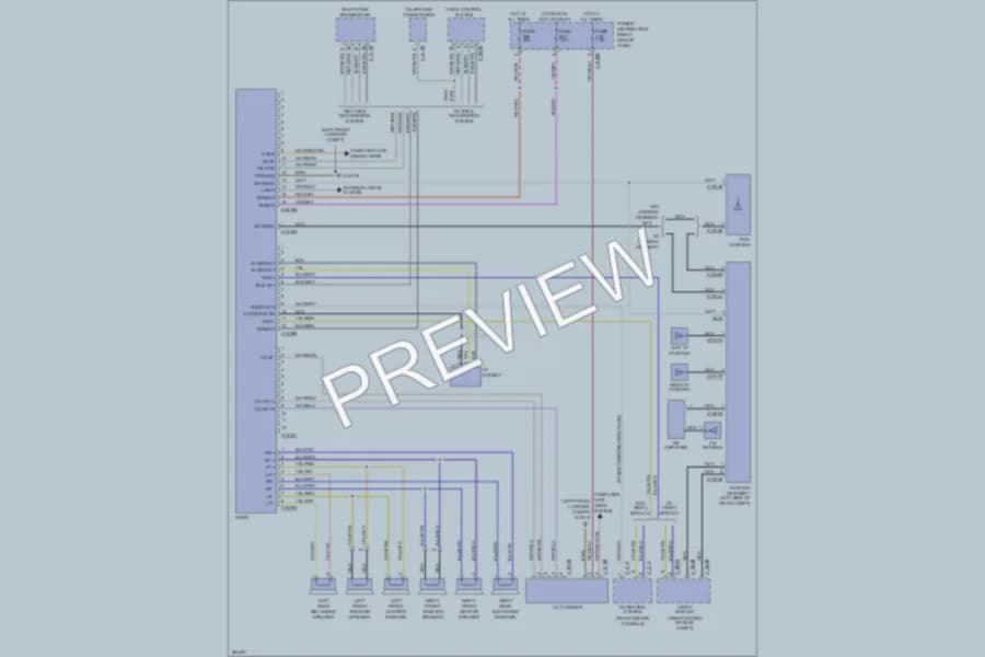 2008 BMW MRoadster Radio wiring diagram preview