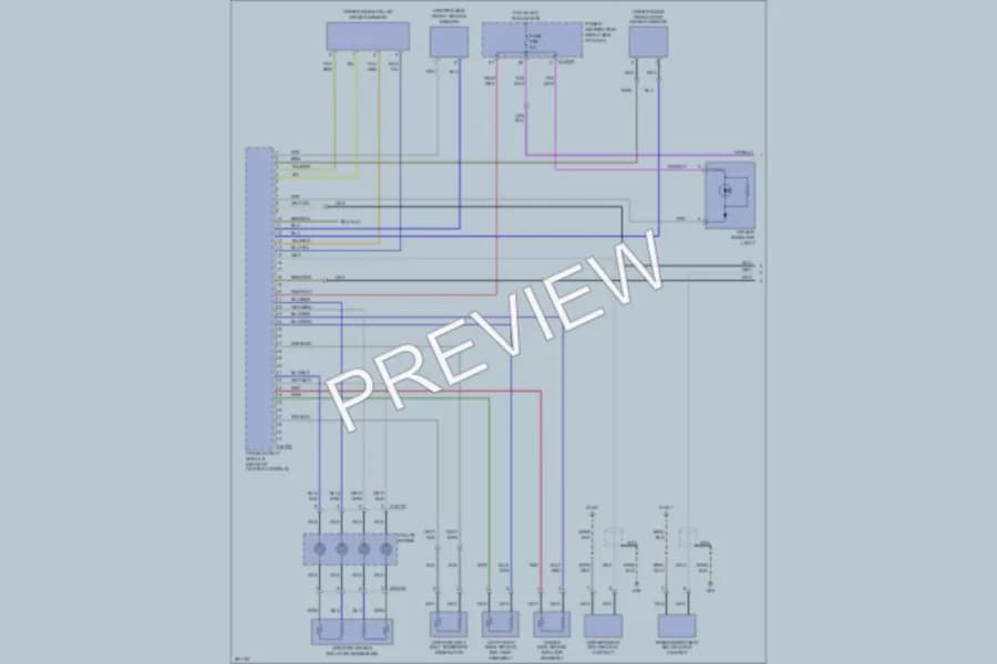 2008 BMW MRoadster Supplemental Restraints wiring diagram preview